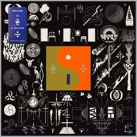 Обложка альбома «22, A Million» — исполнитель BON IVER