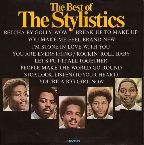Обложка альбома «The Best Of The Stylistics» — исполнитель THE STYLISTICS