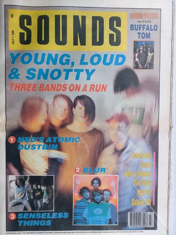 Обложка альбома «JULY 07, 1990» — исполнитель SOUNDS