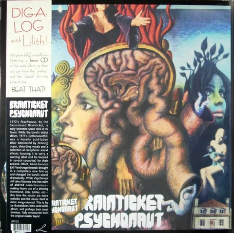Обложка альбома «Psychonaut» — исполнитель BRAINTICKET