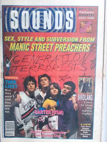 Обложка альбома «JANUARY 26, 1991» — исполнитель SOUNDS