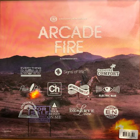 Обложка альбома «Everything Now» — исполнитель ARCADE FIRE
