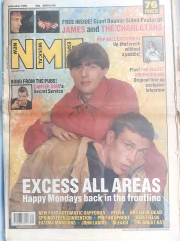 Обложка альбома «OCTOBER 06, 1990» — исполнитель NEW MUSICAL EXPRESS