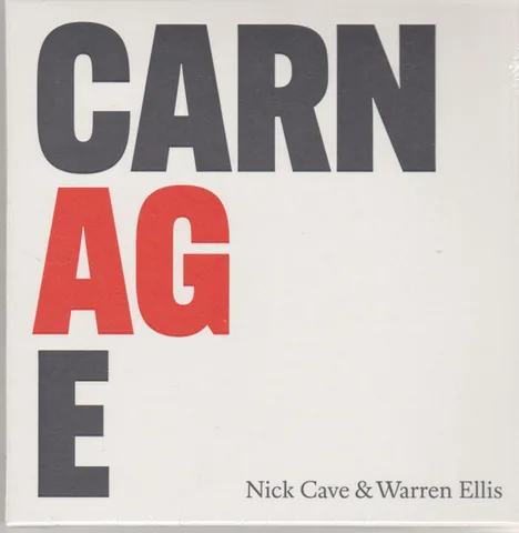 Обложка альбома «Carnage» — исполнитель NICK CAVE & WARREN ELLIS