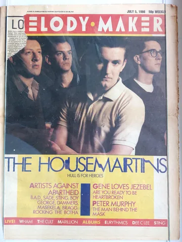 Обложка альбома «JULY 05, 1986» — исполнитель MELODY MAKER