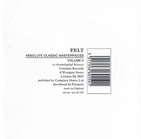 Обложка альбома «Absolute Classic Masterpieces. Volume II» — исполнитель FELT